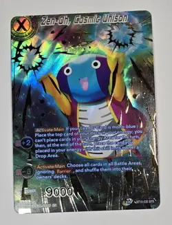 Zen-Oh, Cosmic Unison BT10-035 SPR FOIL Dragon Ball Super Card Game NM/M - Image 1