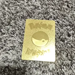 Pokemon Pikachu Gold Metal Foil Thunderbolt 200 HP Basic Pokemon TCG Card - Image 2