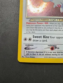 Pokemon TCG Light Togetic Card #015/105 Neo Destiny Holo Rare - Image 5