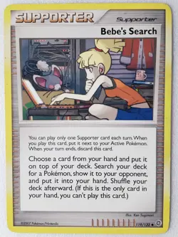 Bebe's Search 119/132 PL - Secret Wonders Pokemon Card - $2 Combined Shipping - Image 1