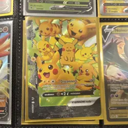 Pokemon TCG V-UNION Holo Card Lot - Pikachu, 4 Cards, Box Topper, English - Image 4