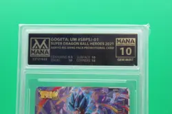 Gogeta SBPSJ-01 UM Promo Dragon Ball Super Heroes Trading Card BGS 10 - Image 2
