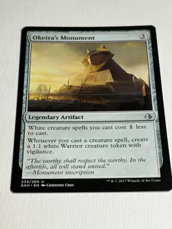 Oketra's Monument Amonkhet Regular NM Card, Magic the Gathering - Image 1