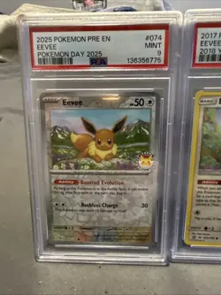 Eevee 101a/149 PSA 8 And Eevee 074/131 Pokemon Day Psa 9 Pokemon TCG (2cards) - Image 2
