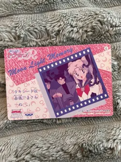 Serena Tsukino Sailor Moon Cards TCG Japanese Manga Anime Comic Banpresto 1993 k - Image 2