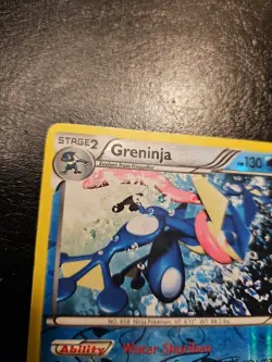 Greninja 41/146 XY Base Set Reverse Holo Rare Pokemon Card MP - Image 5