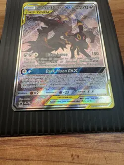 Pokemon Umbreon & Darkrai GX SM241 TAG TEAM Sun & Moon Promo Holo Card - Image 2