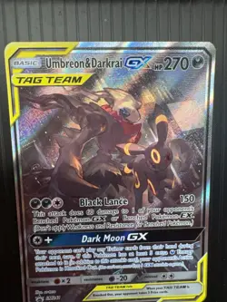 Pokemon Umbreon & Darkrai GX SM241 TAG TEAM Sun & Moon Promo Holo Card - Image 5