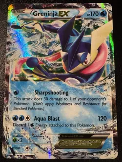 Greninja EX - XY20 - Black Star Promo Holo Pokemon Card MP - Image 1