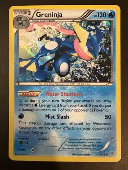 Greninja 41/146 Holo Rare XY Base Set Pokemon Card 2014 MP - Image 1