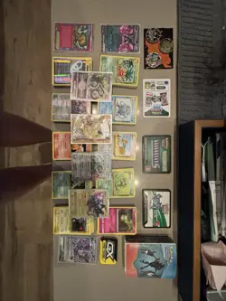 Pokemon 7 OK cards, 250 common, 3 coin, GX tag team slab, bad mini binder+more - Image 2