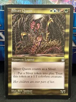 Magic the Gathering Stronghold Sliver Queen Card Rare MTG MP - Image 1