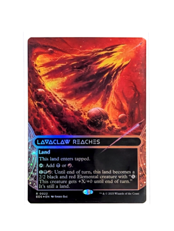 Lavaclaw Reaches R 0022 Borderless Foil MTG Edge Of Eternities EOS EN NM/M - Image 1