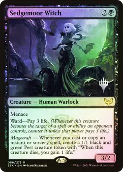 Magic The Gathering MTG SEDGEMOOR WITCH FOIL Strixhaven Promos NM Near Mint - Image 1