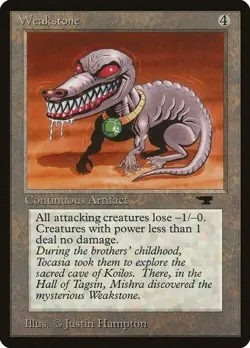 Magic The Gathering MTG WEAKSTONE Antiquities NM Near Mint - Image 1
