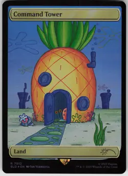 MTG Command Tower Rainbow Foil NM Secret Lair Drop Series Magic 7012 - Image 1