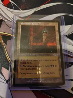 vintage magic the gathering Phyrexian Tower Urza's Saga rare nm - Image 1