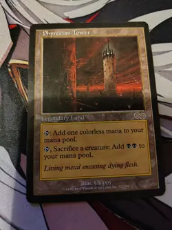 vintage magic the gathering Phyrexian Tower Urza's Saga rare nm - Image 3