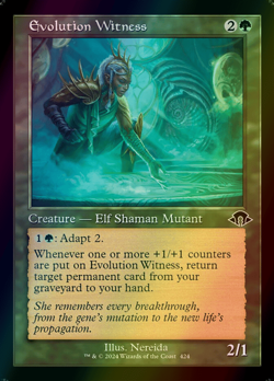 MTG Evolution Witness Foil ** Modern Horizons 3 ** English (NM) - Image 1