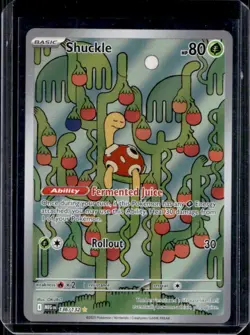 2025 Pokemon Mega Evolution Shuckle Illustration Rare #136/132 - Image 1