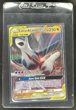 2019 Pokemon SM Team Up Latias Latios GX Holo #113/181 - Image 1