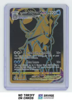 2022 Pokemon SWSH Astral Radiance Full Art Ice Rider Calyrex VMAX #TG29/TG30 - Image 1