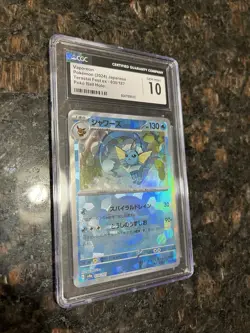 Vaporeon 030/187 Pokeball Reverse Holo Pokemon Trading Card Game | CGC 10 - Image 3