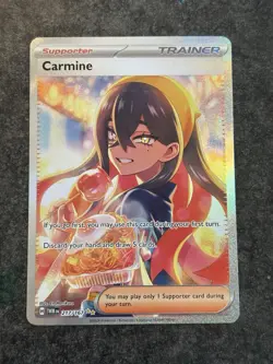 Carmine 217/167-Pokemon Scarlet & Violet Twilight Masquerade - Image 1