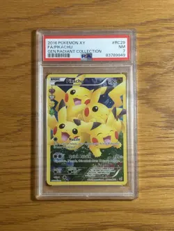Pikachu RC29/RC32 Full Art Ultra Rare Generations PSA 7 Pokemon XY - Image 3