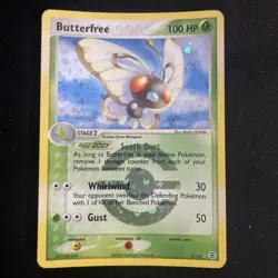BUTTERFREE 2/112 FireRed & LeafGreen Holo Rare Reverse Holo Pokemon TCG - Image 1