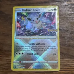 Pokemon Radiant Eevee Promo SWSH230 Sword & Shield Holo 90 HP TCG - Image 1