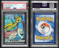 Hop's Zacian ex Ultra Rare Pokemon Journey Together JTG PSA 9 MINT - Image 3