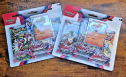 LOT of 2 Pokemon Scarlet & Violet Tech Sticker Booster Packs 6-PACKS 190167 - Image 1