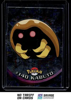 2000 Pokemon Topps TV Animation S3 Foil Kabuto #140 - Image 1