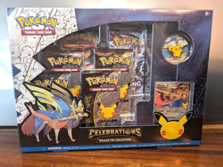Pokemon Celebrations Deluxe Pin Collection Zacian Lv,X Box set - Image 1