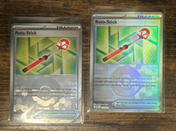 TWO!! Roto-Stick (Poke Ball Pattern) 127/131 Sv: Prismatic Evolutions Holo x2 - Image 3