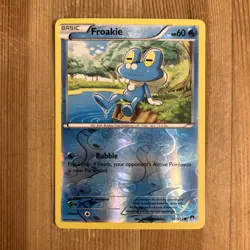 Pokemon TCG Froakie 38/122 Reverse Holo Common XY BREAKpoint NM - Image 1