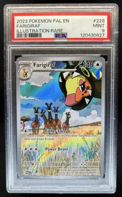 2023 Pokemon SV Paldea Evolved Farigiraf #228/193 PSA 9 - Image 1