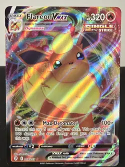 SWSH07: Evolving Skies #018/203 Flareon VMAX tcg Pokemon Ultra Rare,Holo - Image 1