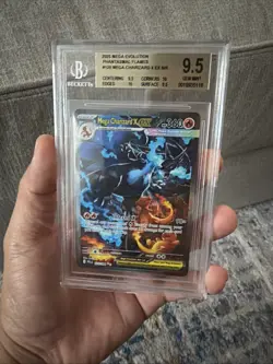 MEGA CHARIZARD X BGS 9.5 2025 POKEMON PHANTASMAL FLAMES PFL EN #125/094 EX SIR - Image 1