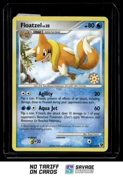 2008 Pokemon Diamond & Pearl - Great Encounters CNTDWN Snow Flake Floatzel - Image 1