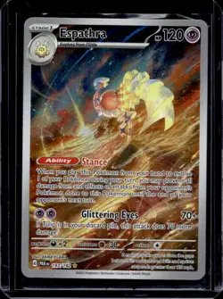 2023 Pokemon SV Paradox Rift Espathra #197/182 - Image 1