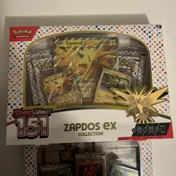 Pokemon TCG Scarlet & Violet 151 Zapdos EX Collection Box + Poster Collection - Image 2