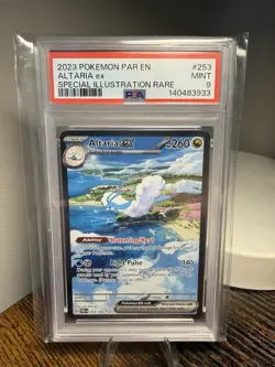 2023 POKEMON PAR EN-PARADOX RIFT SPECIAL ILLUSTRATION RARE #253 ALTARIA EX PSA 9 - Image 1