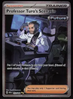 Professor Turo's Scenario 257/182 Special Illustration Rare Paradox Rift Pokemon - Image 1