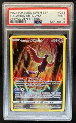 2023 Pokemon SWSH Black Star Promos Galarian Articuno #SWSH282 PSA 9 - Image 1