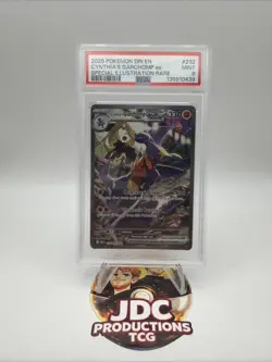 Pokemon Dri Special Illustration Rare #232 Cynthia's Garchomp EX PSA 9 - Image 1