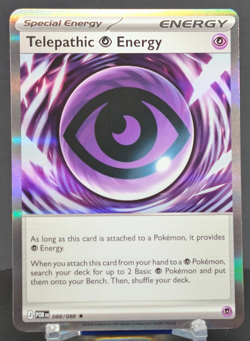 Pokemon Telepathic Psychic Energy 088/088 English POR Perfect Order Holo Rare NM - Image 1