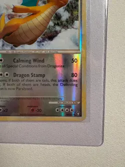 Dragonite 18/102 Triumphant Reverse Holo HGSS @2010 Pokemon - Image 3