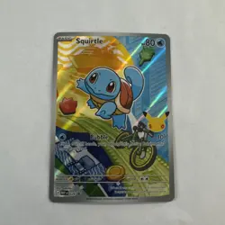 Pokemon Squirtle 039 First Partner Illustration Full Art Holo Promo - Image 1